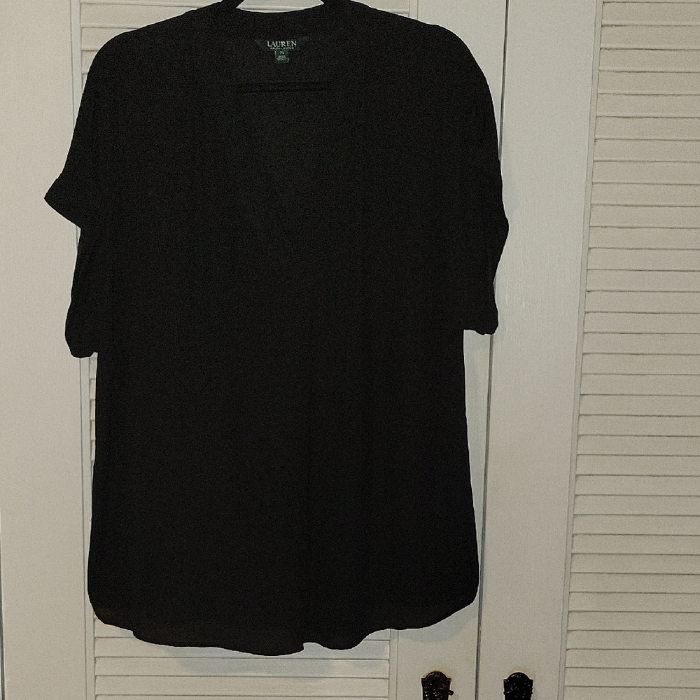 Lauren Ralph Lauren Black Blouse